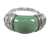 Authentic Sterling Silver And Turquoise Southwest Ring Size 8-1/4 RX80991